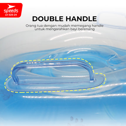 SPEEDS Pelampung Renang Bayi Anak Swim Trainer Training Ban ApungRenang Bayi Baby Float Ring Safety 020-24