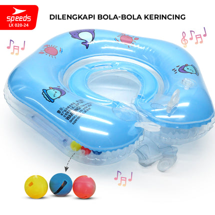 SPEEDS Pelampung Renang Bayi Anak Swim Trainer Training Ban ApungRenang Bayi Baby Float Ring Safety 020-24