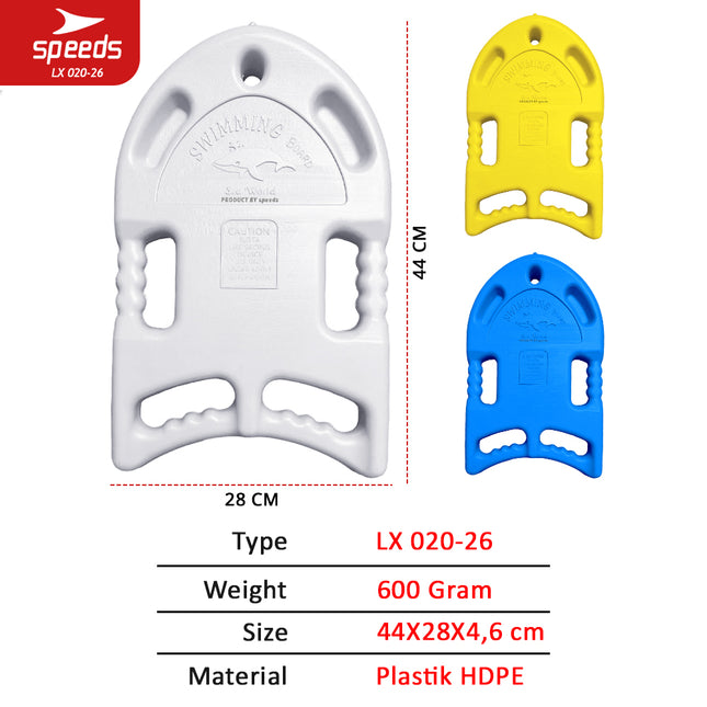 SPEEDS Papan Pelampung Renang  Papan Seluncur Anak Swimming Board Anak Papan Training Kick Board Kolam Renang 020-27