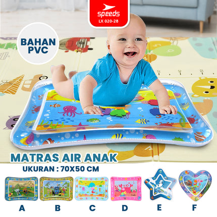 SPEEDS Water Playmat Baby Water Play Matras Air Bayi Mainan Air Kolam Edukasi Water Portable 020-28