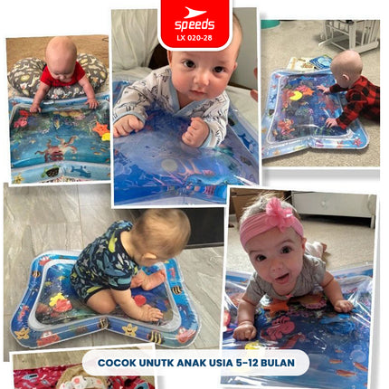 SPEEDS Water Playmat Baby Water Play Matras Air Bayi Mainan Air Kolam Edukasi Water Portable 020-28