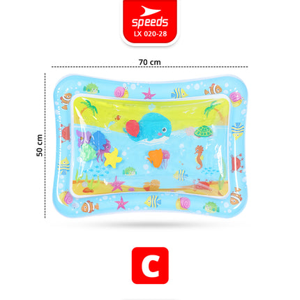 SPEEDS Water Playmat Baby Water Play Matras Air Bayi Mainan Air Kolam Edukasi Water Portable 020-28