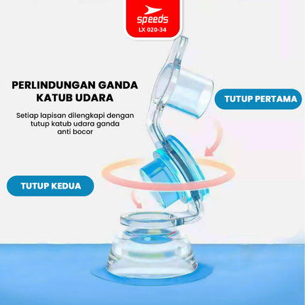 SPEEDS Kolam Renang 150x105x56cm Balita Kolam Renang Main Anak Warna Biru Inflatable Swimming Pool For Kids 020-34