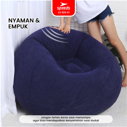 SPEEDS Sofa Angin Beanbag Squishy Inflatable Sofa Tiup Angin Lazy Bag Outdoor indoor 020-41
