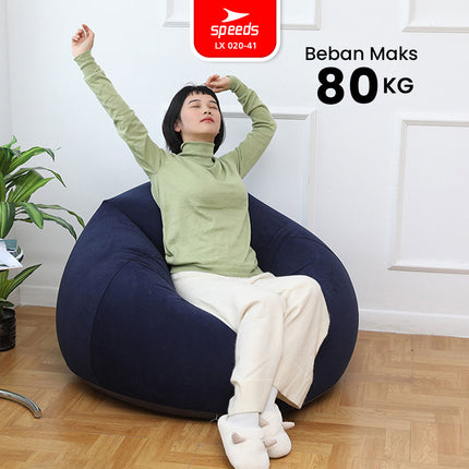 SPEEDS Sofa Angin Beanbag Squishy Inflatable Sofa Tiup Angin Lazy Bag Outdoor indoor 020-41
