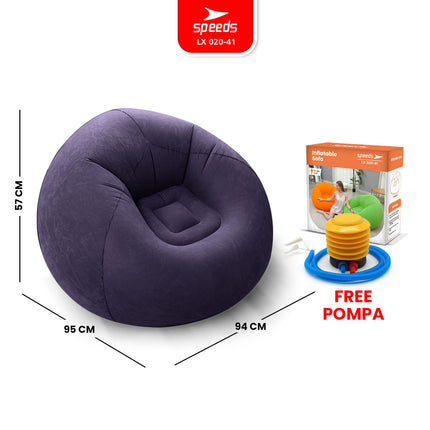SPEEDS Sofa Angin Beanbag Squishy Inflatable Sofa Tiup Angin Lazy Bag Outdoor indoor 020-41