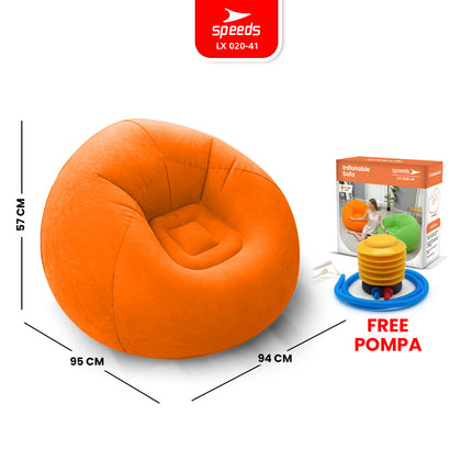 SPEEDS Sofa Angin Beanbag Squishy Inflatable Sofa Tiup Angin Lazy Bag Outdoor indoor 020-41
