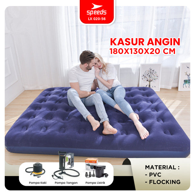 SPEEDS Kasur Angin Tiup Flocking 020-56