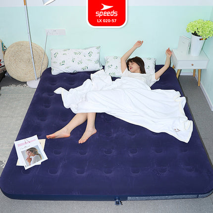 SPEEDS Matras Angin Single/Double Kasur Tiup Air Sleeping Bed Outdoor Indoor Kasur Tidur Dewasa 020-56