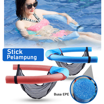 SPEEDS Pelampung Stick Jaring Dewasa dan Anak, Jadi kursi, Bahan bagus, Pelampung Life Vest 020-9