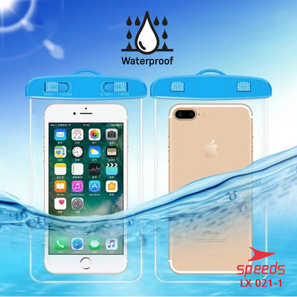 SPEEDS Sarung HP Tempat HP Case Kantong Anti Air Waterproof Handphone Anti Air Max 7Inch 021-1
