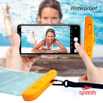 SPEEDS Sarung HP Tempat HP Case Kantong Anti Air Waterproof Handphone Anti Air Max 7Inch 021-1