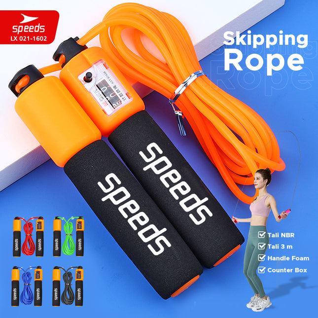 SPEEDS Skipping Skiping Lompat Tali Loncat Jump Rope Alat Olahraga Anak Remaja Dewasa 021-1602