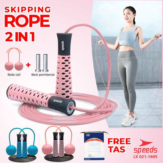 SPEEDS Skipping Lompat Tali Kansen Loncat Tali Digital Jump Rope Lompat Tali 021-1605