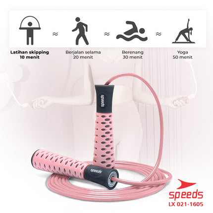 SPEEDS Skipping Lompat Tali Kansen Loncat Tali Digital Jump Rope Lompat Tali 021-1605