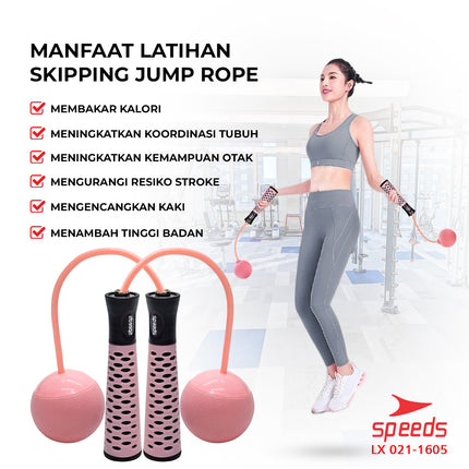 SPEEDS Skipping Lompat Tali Kansen Loncat Tali Digital Jump Rope Lompat Tali 021-1605