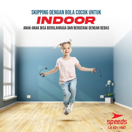 SPEEDS Lompat Tali Skiping Hitung Automatis Jump Skipping Rope LX 021-1607