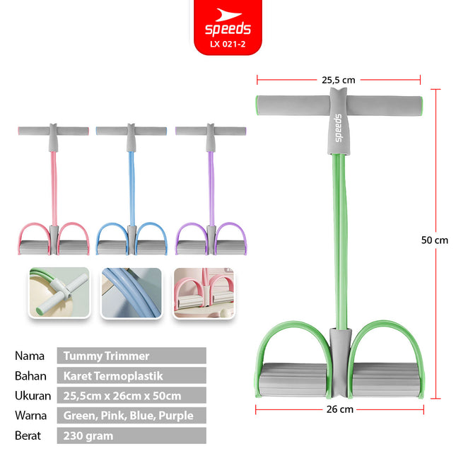 SPEEDS Tummy Trimmer Alat Fitness Alat Olahraga Pengecil Perut Dan Pembakar Lemak 021-2