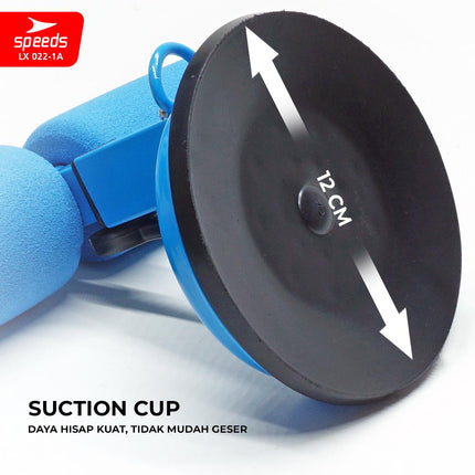 SPEEDS Alat Penahan Kaki Sit Up Stand Holder Dengan Tali Resistance Alat Olahraga Fitness Gym 022-1A