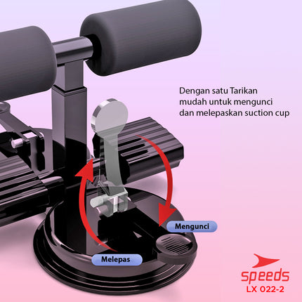 SPEEDS Sit Up Stand Alat Bantu Holder Penahan Pegangan Kaki Fitness Yoga Gym 022-2