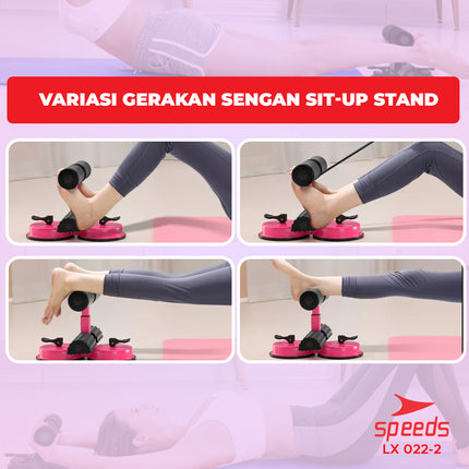 SPEEDS Sit Up Stand Alat Bantu Holder Penahan Pegangan Kaki Fitness Yoga Gym 022-2