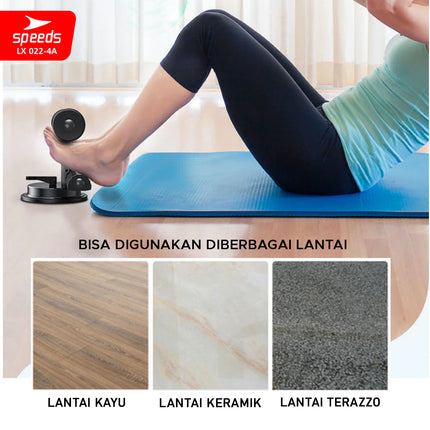 SPEEDS Sit Up Stand Holder Alat Penahan Kaki Sit Up + Tali Fitness Resistance Olahraga Portabel 022-4A