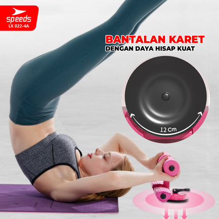 SPEEDS Sit Up Stand Holder Alat Penahan Kaki Sit Up + Tali Fitness Resistance Olahraga Portabel 022-4A