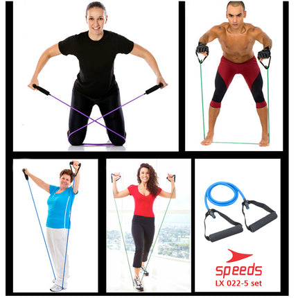 SPEEDS 1 Set Alat Fitness 7in1 Sit Up Stand Set Alat Fitness Olahraga Gym Skipping Rope Handgrip Satu Set 022-5