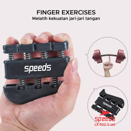 SPEEDS 1 Set Alat Fitness 7in1 Sit Up Stand Set Alat Fitness Olahraga Gym Skipping Rope Handgrip Satu Set 022-5