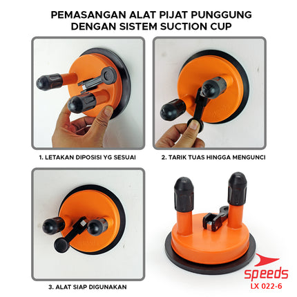 SPEEDS Alat Pijat Punggung Pemijat Punggung Massage 022-6