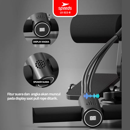 SPEEDS Sit Up Stand Alat Trimmer Bantu Holder Penahan Kaki Olahraga Pegangan Kaki Fitness Yoga Gym 022- 8
