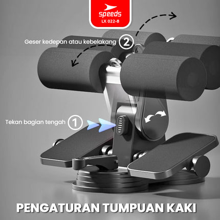 SPEEDS Sit Up Stand Alat Trimmer Bantu Holder Penahan Kaki Olahraga Pegangan Kaki Fitness Yoga Gym 022- 8