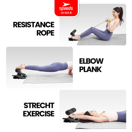 SPEEDS Sit Up Stand Alat Trimmer Bantu Holder Penahan Kaki Olahraga Pegangan Kaki Fitness Yoga Gym 022- 8
