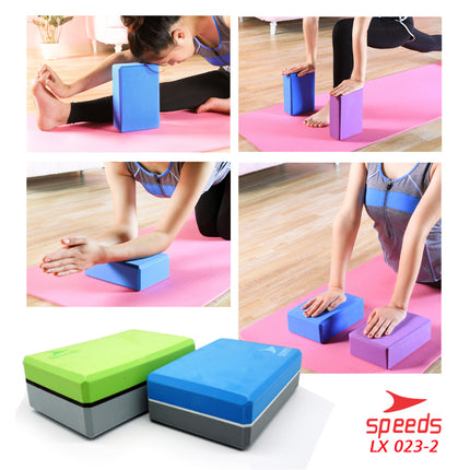 SPEEDS Yoga Blok Pilates EVA Brick Foam Alat Fitnes Yoga Balok Yoga Original 023-2