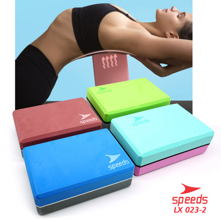 SPEEDS Yoga Blok Pilates EVA Brick Foam Alat Fitnes Yoga Balok Yoga Original 023-2