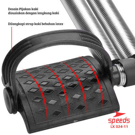 SPEEDS Tummy Trimmer Alat Fitness Olahraga Pengecil Perut dan Pembakar Lemak Double Spring 024-11