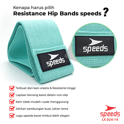 SPEEDS Tali Yoga Hip Bands Resistance Bands Tali Fitness Gym 024-14