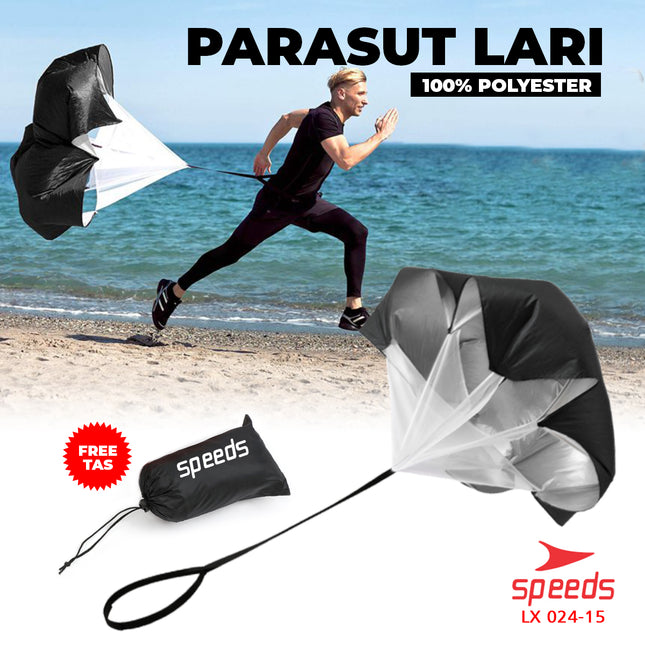 SPEEDS Speed Chute Parasut Lari Parasut Latihan Lari Untuk Olahraga Kecepatan 024-15