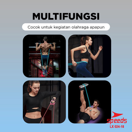 SPEEDS Tali Elastis Fitness Karet Loop Bands Resistance Bands Loobbands Ukuran Bervariasi 024-18