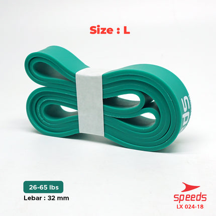 SPEEDS Tali Elastis Fitness Karet Loop Bands Resistance Bands Loobbands Ukuran Bervariasi 024-18