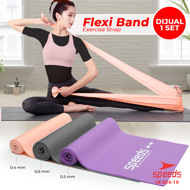 SPEEDS Resistance Band Sheet Premium Power Band Karet Fitness Gym Karet Yoga 024-19