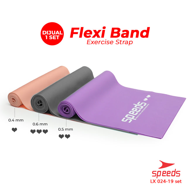 SPEEDS Resistance Band Sheet Premium Power Band Karet Fitness Gym Karet Yoga 024-19