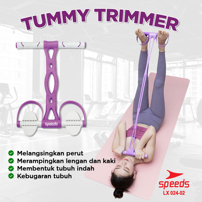 SPEEDS Tummy Trimmer TPR Alat Sit Up Body Trimmer Alat Olahraga Fitness Gym 024-2