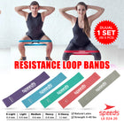 SPEEDS Tali Resistance Loop Bands 1 Set isi 5pcs Elastis Fitness Premium Tali Olahraga Fitness Gym 024-20