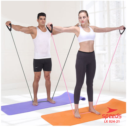 SPEEDS Resistance Band Yoga Tali Fitness Yoga Olahraga Senam Resistance Elastic Tube 024-21