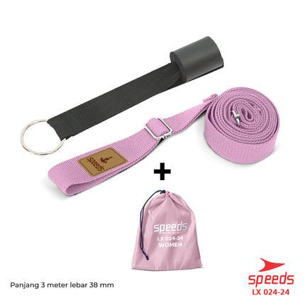 SPEEDS Yoga Strap Yoga Belt Tali Yoga Pintu Ring Yoga Stretching Strap Power Peregangan Olahraga 024-24