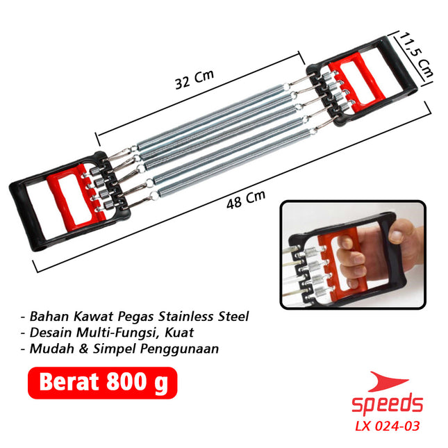 SPEEDS Spring Chest Pull / Alat Fitness Portable Gym Fitness berkualitas 024-3