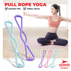 SPEEDS Tali Yoga Elastis 10mm Yoga Pull Rope Stretching Alat Fitness Olahraga Gym Resistance Band 024-31