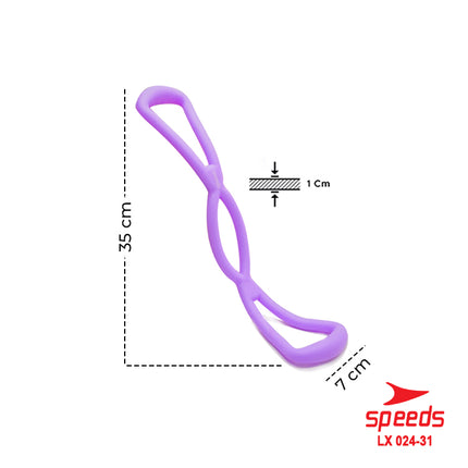 SPEEDS Tali Yoga Elastis 10mm Yoga Pull Rope Stretching Alat Fitness Olahraga Gym Resistance Band 024-31