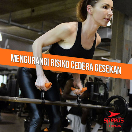 SPEEDS Horn Fitness Handles Grip Fitnes Handle Pull Up Weight Lifting Support Perlengkapan Gym  024-35